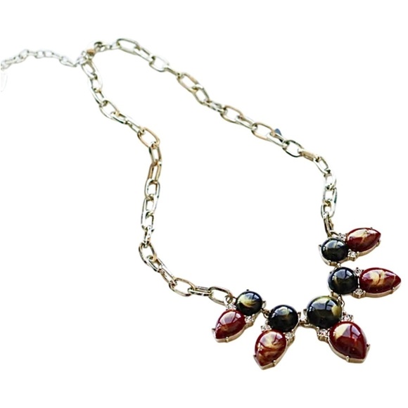 ANNE KLEIN • Vintage Colorful Stone Fine Necklace - Picture 2 of 4